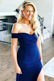 Loved this gown!  It was definitely a little large and since I read the reviews first I ordered a size down and that even was a a little large.  It is very comfortable and perfect for a wedding, I received so many compliments too!  Definitely recommend! - Jackie N.