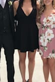 Rocked this dress for a wedding. Very fun and flirty. The inside lining made it perfect for dancing. The shoulder straps slide down occasionally. - Meaghan M.