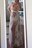 I love this dress. The quality is excellent and the workmanship is top notch. Definitely value for money. This dress is a classic beauty and it's not difficult to look and feel gorgeous when wearing it. It fits true to size and there is so much beautiful flowing fabric, yet it feels light as air when worn. It's truly dreamy! I feel fantastic wearing it and I haven't felt that way in a very long time. - Louise M.