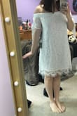 My high school grad dress!  I ordered a size larger so it would be looser around my large shoulders (shout out to girls who lift) and it's perfect! The dress is light enough to not make you drip in sweat while sitting through graduation in 90 degrees.  Also, the dress looks much better in person and is extremely soft. - Madeline H.