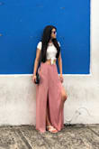 Very cute, although a bit see through. 
Down side is that it is hand wash only. Looked great with high waisted skirt. - Alice C.