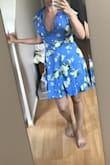 Lovely. Just the v neck doesn't lay as nice as the photo. But was on sale. Sundress. Fits nice otherwise. Intense rich colors. Keeper! - Jennifer G.