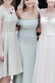 I would absolutely size up in this. I ordered for my brothers wedding in Mexico and didn't try on beforehand (not wise I know). I've never worn a small in any dresses so I didn't think this would be an issue. I ordered the XS and I couldn't even zip it all the way. Once I did, it was sooooo tight on my stomach. I weighed 110-115 at the time and I am so bummed I didn't have time to exchange it for a larger size. Very pretty though otherwise!! - Lauren K.