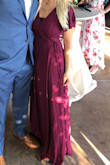 Loved this dress! Wore it to a wedding the week I got it. It was a tiny bit long but using some platform high heels fixed it for the most part. Glad I ordered it. - Brooke W.