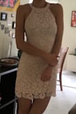 Fit a little loose on the hips and I'm relatively standard proportions. But a great summer wedding dress! - Emily H.