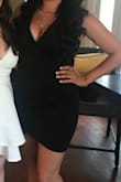 This was the first thing I ever purchased from Lulus and I was shocked at how it fit perfect. It was low cut but I was able to wear a normal push up with it. The wrap up bottom was very slimming. I wore this for a bachelorette party and got a lot of compliments! - Nicole A.