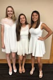 I have already worn this dress several times for multiple sorority events that required a modest white dress. This dress has been perfect for all of the events! It keeps everything covered in both the front and back. And it's also a good length. The fabric is a bit thicker than I was expecting but ultimately that made it even better. For example I ended up holding a puppy while wearing it and the fabric being thicker was great because the puppy's nails couldn't snag on anything. Overall it's been a great dress that I know I will continue to wear. - Stasia N.