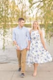 Love this dress!! Good quality, lightweight, and comfy! So gorgeous. I used them for my engagement photos and so happy I had this dress!! I have gotten countless compliments. - Christina P.