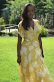 I absolutely love this dress! However, it is a little sheer so I struggled to find the right color undergarments to wear underneath. But it definitely made for beautiful summer photos. - Taylor S.