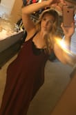 If your hands aren't in the pockets it puffs out creating a ridiculous look in the hips. My hourglass figure looked dumpy and diamond shaped in this. I bought both colors in both sizes because of all the 5 Star reviews and both sizes did this. The pocket placement makes this dress look so ridiculous on! My husband and I laughed so hard when I tried it on.  Pictures were extremely misleading. Beware! I will be returning. - Denise N.