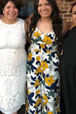 Pictures do not do this jumpsuit justice! Got compliments the whole entire night. Easy to dress down or dress up! This is a staple piece in your closet.... SO WORTH IT! - Ana V.