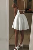 This is one of the best dresses that I've ever owned! Fits perfect on me. The only issue (that is already solved) was the length. I know the average dresses are made for girls taller than me. I'm 5'1" and initially the dress was on my knees and I wanted the dress above my knees, so I had to fix it and this was the final result. I'll be wearing this dress for my wedding. Thanks Lulus!!! - Angela D.