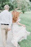 This dress is exactly what I've been looking for. Long, flowy, light floral dress- perfect for my engagement session. This dress is very long and I didn't want to have it altered because I want to hold the side of the dress with the wind blown effect. I knew it would come out so beautiful. Even my photographer loved it so much when she first saw my dress! It was a little tight on my lower chest but no big deal. I could've exchange it for a  Small but I was afraid that it might be a little big on me so I decided to just keep it. I'm glad I did because all of our photos were spectacular. If you're planning for a photo session, buy this dress!! - Mary G.