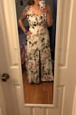 The dress looks exactly like the picture! It is very flattering! It was a little loose but I think it would have been too small if I sized down to a medium. I got so many compliments on this dress! - Anna J.