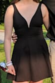 Overall great dress. Bought for my daughter's dance. A bit low in front wish it had the nylon material on low cleavage area.
Straps on back gap alot with movement, had to pin dress, and for $52(way over priced) I shouldn't have had to do that.
So I'd say order a size down just to be safe it isn't as spandex 'y as u may think as far as tightness. - Domenick C.