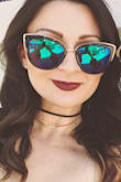 The perfect cat eye sunglasses. One arm did become quite loose but it was an easy fix. - Christine