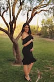 I absolutely love love this dress. The fit was perfect and just simply gorgeous.. I just wore it as a 20 week pregnant female and I felt gorgeous in it. - Susan R.