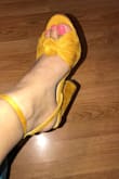 I have wide feet so I was expecting them to be a little tight but they fit perfect very comfortable, And the color is perfect for summer. - Genny P.