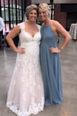 Beautiful dress that made me feel so comfortable! Loved the color and the style. I originally ordered a large, but exchanged it for the medium and I'm so glad I did. It fit perfectly! - Trista B.