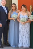 It was a little snug but a gorgeous dress! I loved it! It didn't put my chest on display and it was flirty and feminine! It is pretty long though so maybe take it to the tailor. - Kirsten R.