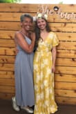 Love this dress! I wore it to my bridal shower and got a lot of compliments. It's really comfortable, flowy, and a nice fabric. It runs a bit long so will need to hem it. - Gabriella D.