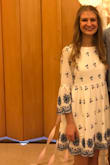 Wore for my bridal shower and it is so cute! It was a little large, but I didn't have time to get it altered and it think it was ok with a little fashion tape. Very true to the picture. Quality is very nice and the dress is not see through at all which is something I worry about with a white dress. - Katie B.