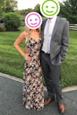I wore this to a friends wedding and got so many compliments. I had about an inch hemmed off the bottom and wore 3 inch heels. It felt perfect otherwise and the fabric doesn't wrinkle easily. - Kayla W.