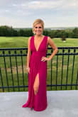 Absolutely love love this dress!! Fits perfectly, just a little long but heels fixed that. The color, slit, and everything about it was just gorgeous! I felt so pretty in it! Definitely buy this dress!! :) - Kayla V.