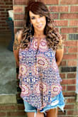I am in LOVE with this top! It looked so cute on and felt even better. I wore this to a graduation party and received many compliments. I can even wear this to work with a blazer and it looks great! Very versatile! - Rebbekah J.
