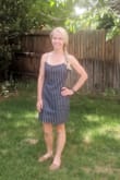 Although the simplest dress I have purchased from Lulus - I can confidently say this is by FAR my favorite summer dress.  Great quality! Nice and thick material (confidently go without a bra). The back is absolutely adorable. I love the simplicity. Love love love! - Jenna D.