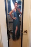 True to the size 
Perfect for the occasion beautiful Color I can't wait 
I ordered for a Wedding. - Rebeca B.