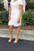 Love the fit of the dress. Fits just above the knee. Lining is great. - Kaldeen H.