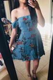 The dress was very cute. I was a bit worried about ordering online but I'm pretty satisfied with my purchase. Everything was the same as the picture and descriptions. You can even wear the off the shoulder straps as regular straps for a different look. The bust is a little big for me but only because I'm a bit smaller in that area however it's nothing that you can't work with. Overall, a very lovely summer dress. Would encourage others to buy it as well. - Destiny Y.