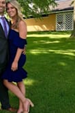 Love this dress very simple yet unique, I wore this for an outdoor summer wedding but this would be great all year! - Kelley M.