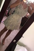 I followed the size chart and it fits perfect! I love that it has adjustable straps. Dress came exactly as expected and shipping was quick. So excited to wear it to an upcoming wedding I'm attending. Would recommend - Morgan M.