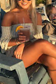 This fits true to size and is adorable! I love it for summer with jean shorts! Definitely recommend to buy :) - Sam L.