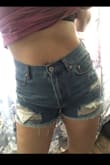 After reading other reviews, I decided to order up a size & get the large. I was a little worried that they would be too big or fit my booty & thighs but not my waist. They fit perfectly! So comfy & flattering! Love them - Jessica B.