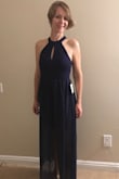 It's a nice dress, was too long, so had to go to taller. Fits - Svetlana C.