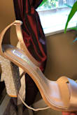 I absolutely LOVE the look of these heels! I ordered a half size up just in case but they are still very small on my feet. I normally wear a size 7.5 and always get my heels in an 8 but these were still too small. Unfortunately, I ordered them for a wedding I am in and since LuLus doesn't have the next size available...I'm going to have to make them work. I'm only praying that the next size I need will be available before the wedding :(. - Shannon L.