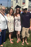 I got this dress for my college graduation and was absolutely in love with it. It was the perfect length and hugged my figure without being so skin tight that it felt uncomfortable around my family. My only complaint is that the bow was a little floppy, but that would have been an easy fix with a quick safety pin. - Erin W.