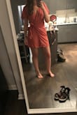 This dress is a bit too short for my everyday style but I'm keeping it to use as a swim cover up/vacation dress. Great for pear-shaped gals! - Sarah L.
