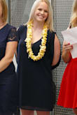 I ordered this dress for my graduation from nursing school. The fit was perfect and it is super cute! I absolutely love it! - Ashley S.
