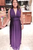 Fit everywhere I need it to, but it was tricky to put it on because of the part where it sits underneath the breast. It was difficult getting it over my hips and my shoulders. It doesn't stretch much on that particular part of the dress. - Marisol L.