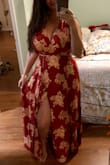 I absolutely love this dress! I was nervous about ordering a medium based off of other reviews, but it fits me perfectly. It's so flowy and flattering. I was so happy with it I ordered the same dress in navy. <3 - Taira F.