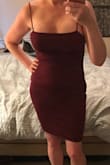 Great dress. Fairly thick material. Good quality and fit. Very comfortable. Happy with the purchase. - Cheri S.