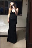 This dress is absolutely beautiful! I ordered in a xs for my school ball and was worried it would be too small but it was perfect size. The length was great too and even was great with 9cm heels as shown in photo. I would definitely recommend getting this dress. - Willa P.
