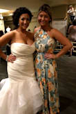 I have never received more compliments on a dress in my life. I wore this as a guest to a wedding for two very close friends. I was told by several people at a wedding with 300 guests how beautiful of a dress it was! I will say I had to have it hemmed. It came way to long and was dragging the floor. It hemmed easily and look very nice once the length was fixed. It was very comfortable to wear and I wore it with these same shoes that the model has one. I was hesitant at first when purchasing because of the price and it being a little more than I wanted to spend but it was worth it! the colors are spot on and even more beautiful in person! Love love love this dress and will wear it again!
I purchased a size Medium - Krystal H.