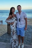 I wore this dress to my friend's beach wedding, and I got so many compliments! It fit perfectly. The off the shoulder part was a bit long, but it didn't bother me as I was holding my clutch the whole time. Nice and flowy and so pretty! - Saemy S.