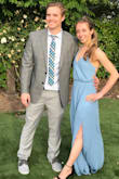 I loved this dress I ordered two! The blue was absolutely perfect for a summer wedding in Napa and my boyfriend and I matched handsomely! I originally got in green but it felt too much like it should be a dress for fall, but instead of returning I decided to have both for all occasions! The only issue is that my boobs are so small and it's a bit loose up top so I had to strategically pin so my nipples weren't exposed, however that's an easy fix with a couple of stitches. - Talia B.