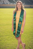 This dress is super cute, true to size, and not too form fitting to be formal. - Domenique B.